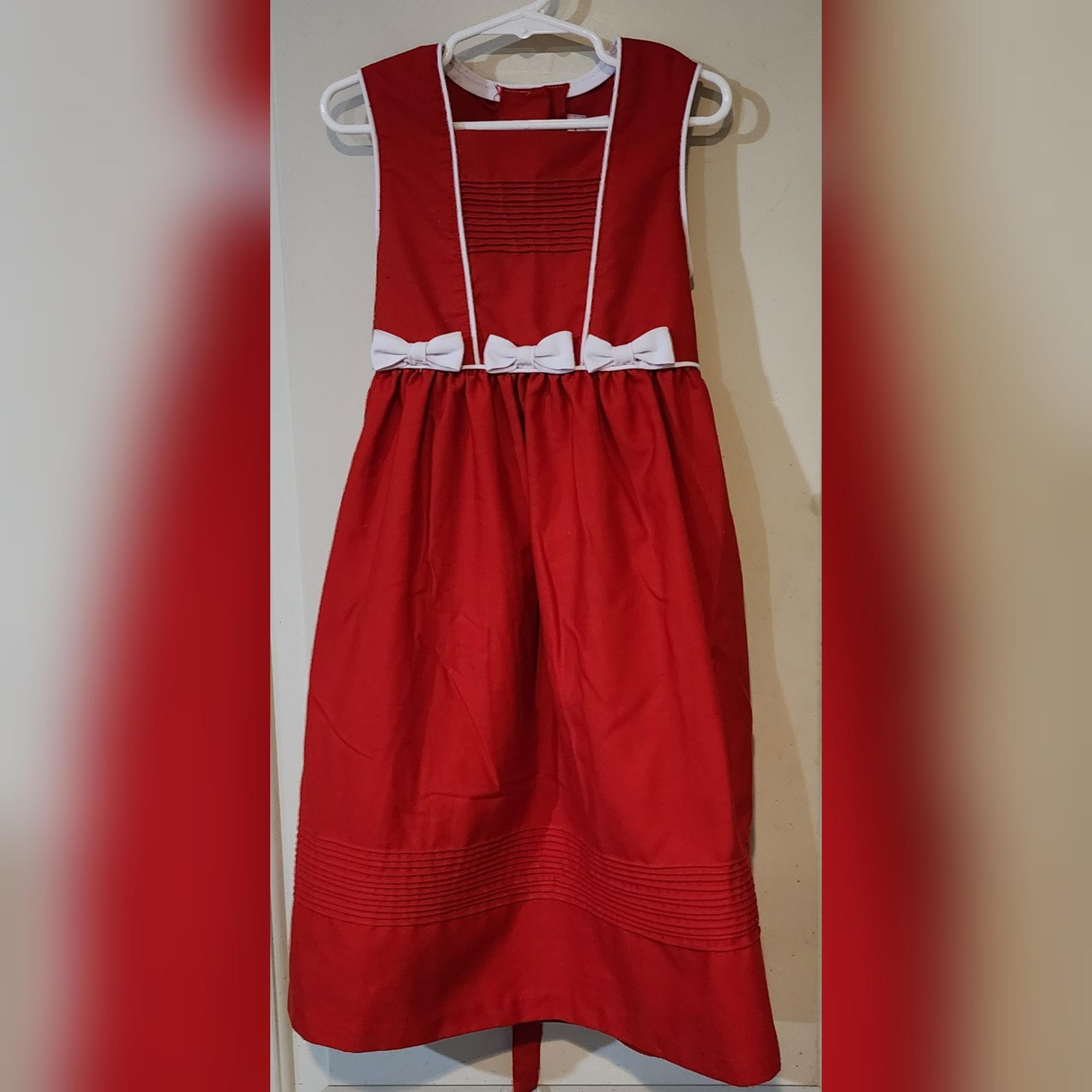 Vintage Rare Editions Red Sundress with Bows