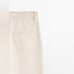 NWT. Massimo Dutti Cream Cotton Twill Pants with Double Darts. Size 6.