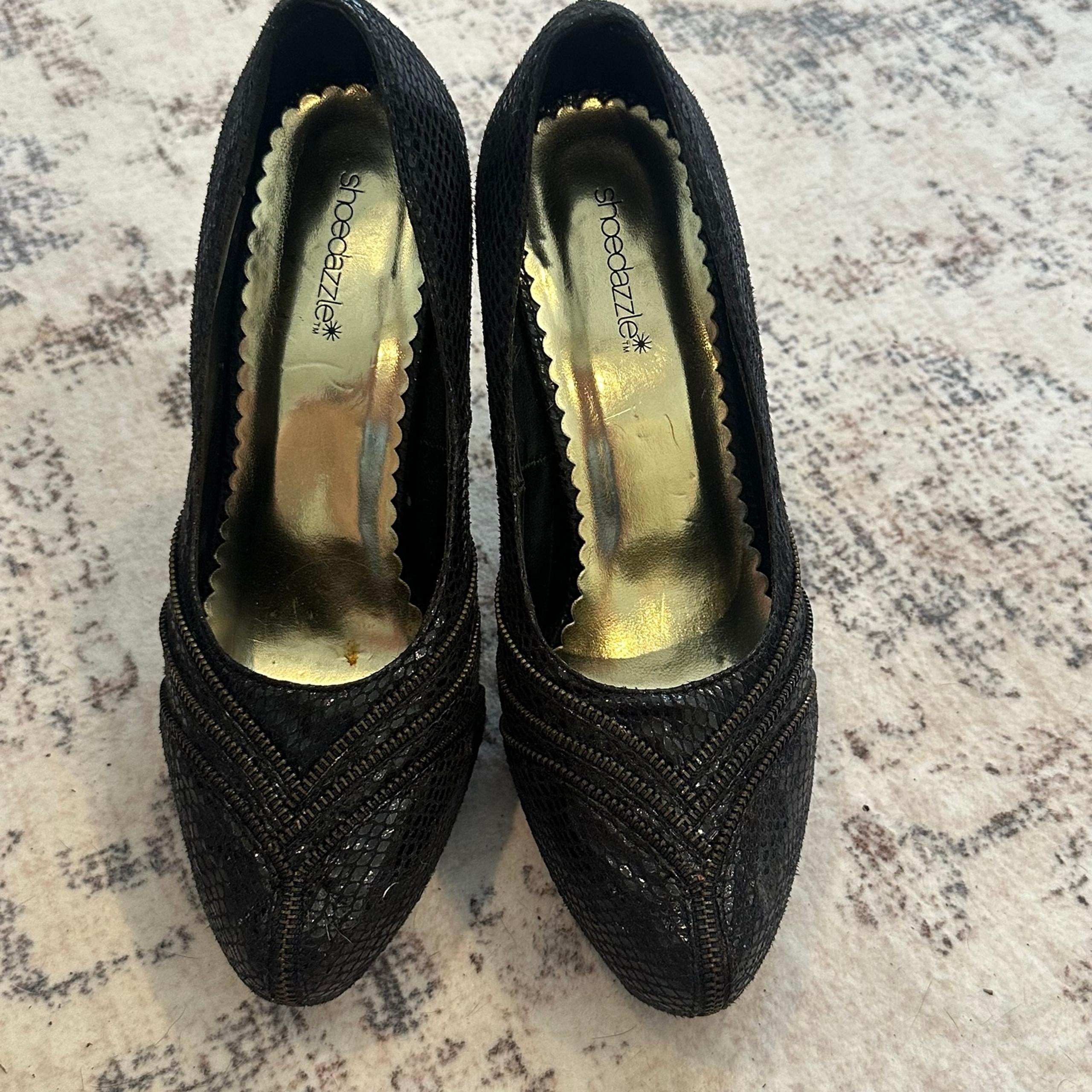 Shoe Dazzle Black Heels