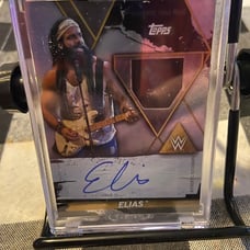 Elias WWE 2021 Topps Fully Loaded Auto 35/99 Relic card