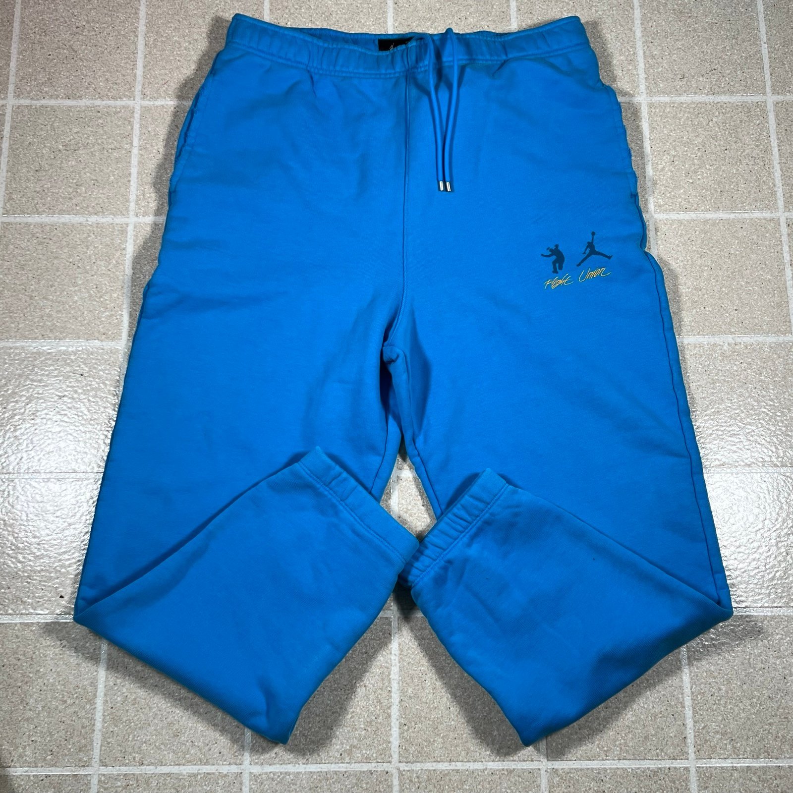 Jordan X Union LA Men’s Fleece Pants Size: XL Color: Equator Blue DJ9526-482 NWT