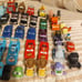 Lot of cars the movie diecast cars.