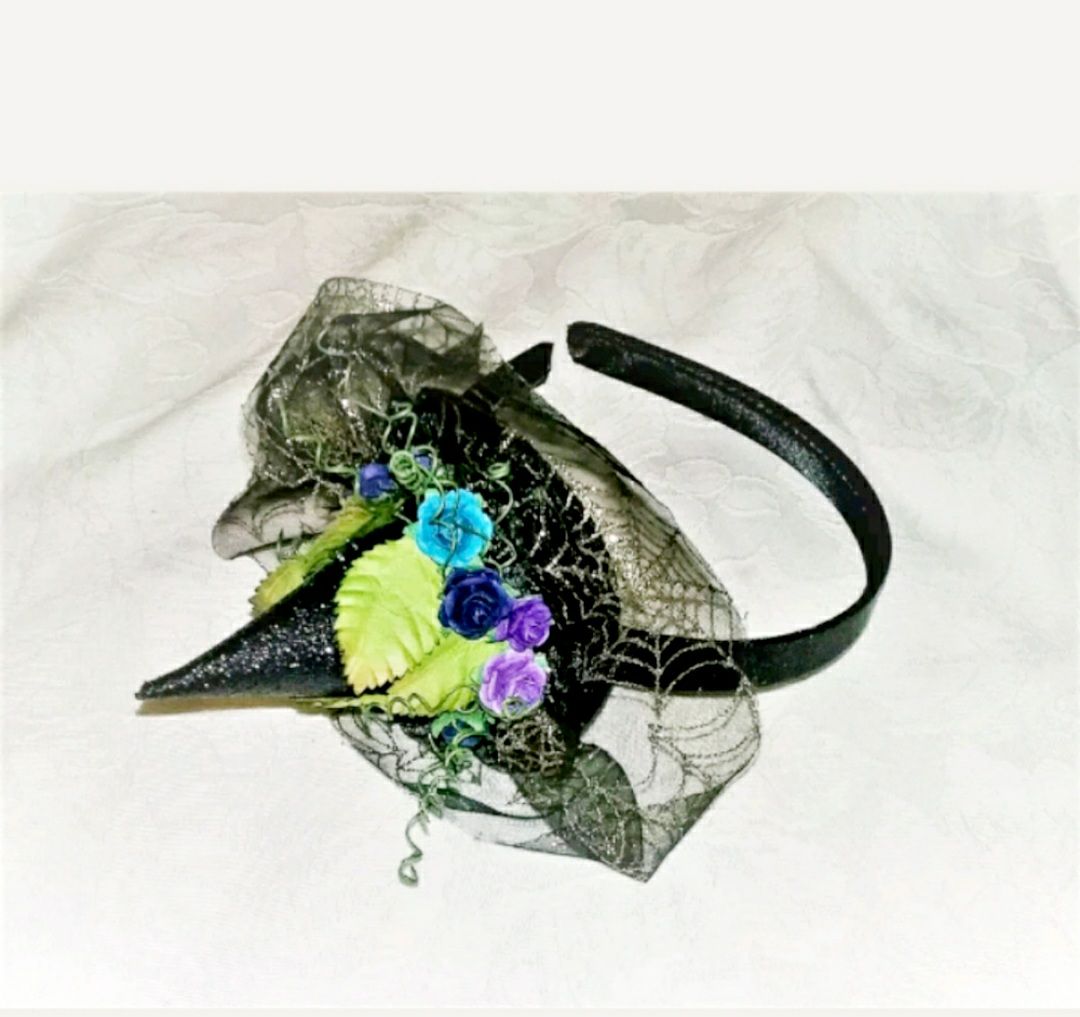 Baby Girl Halloween Headband Witch Hat H