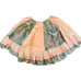 Vintage Pitchfork Brand Patchwork Prairie Cowgirl Cottagecore Full Skirt size M