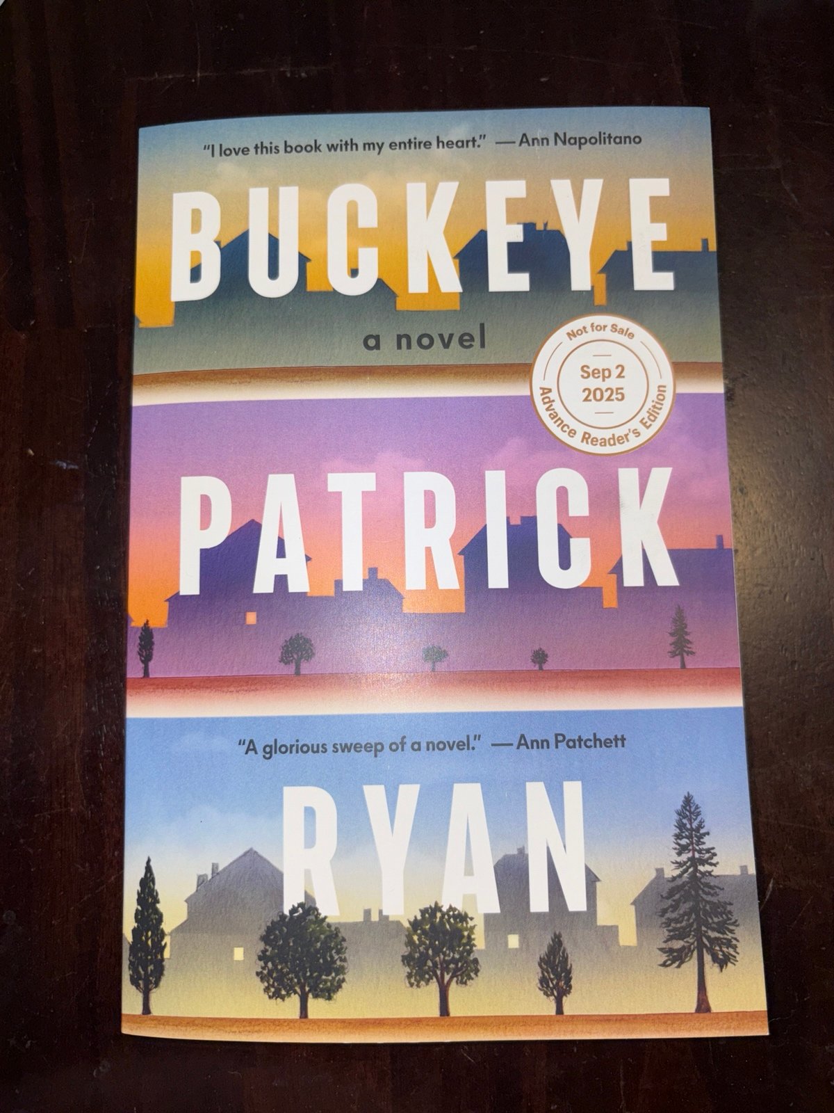 Buckeye by Patrick Ryan ARC