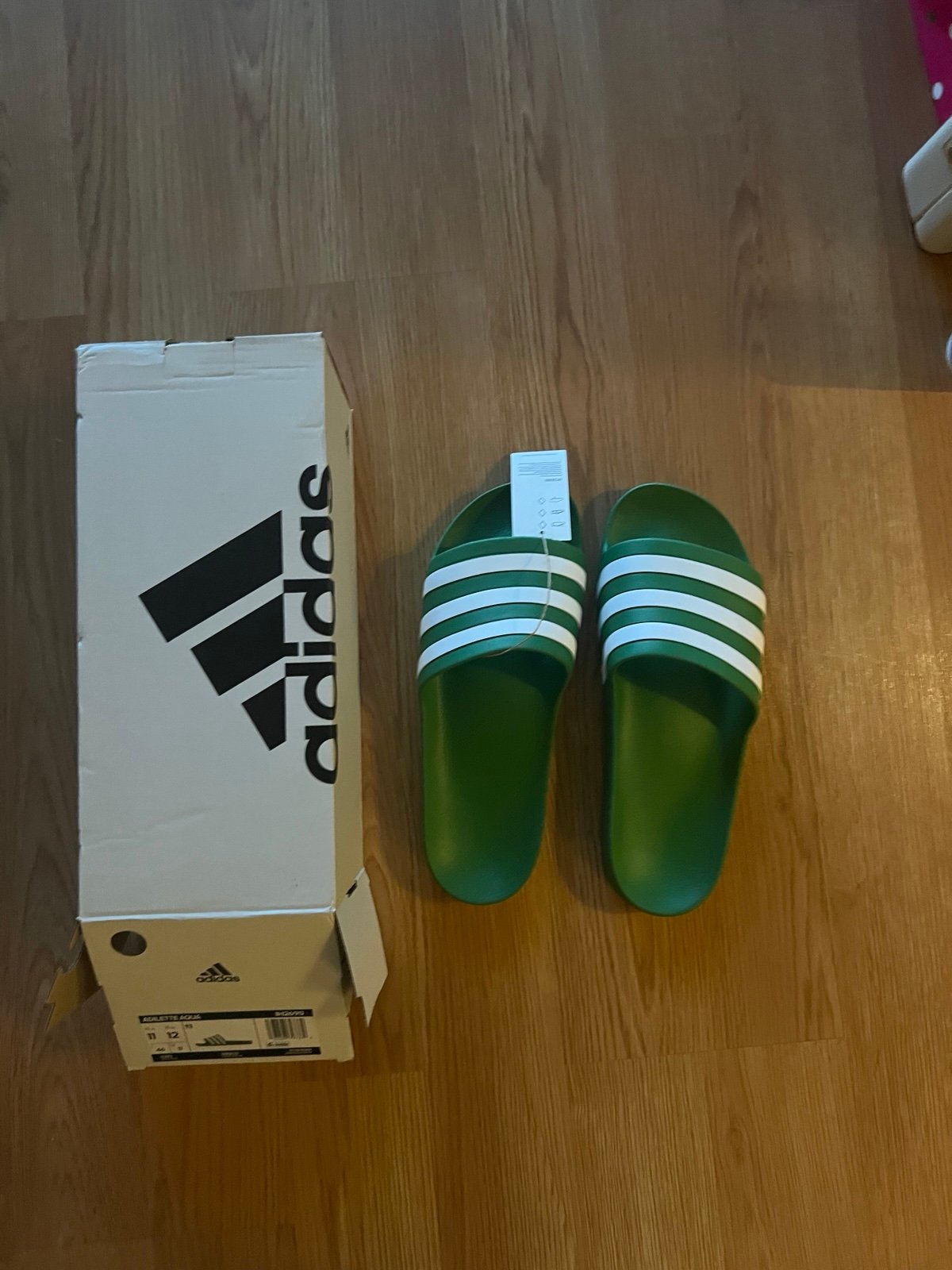 Adidas ADILETTE AQUA SLIDES- Green