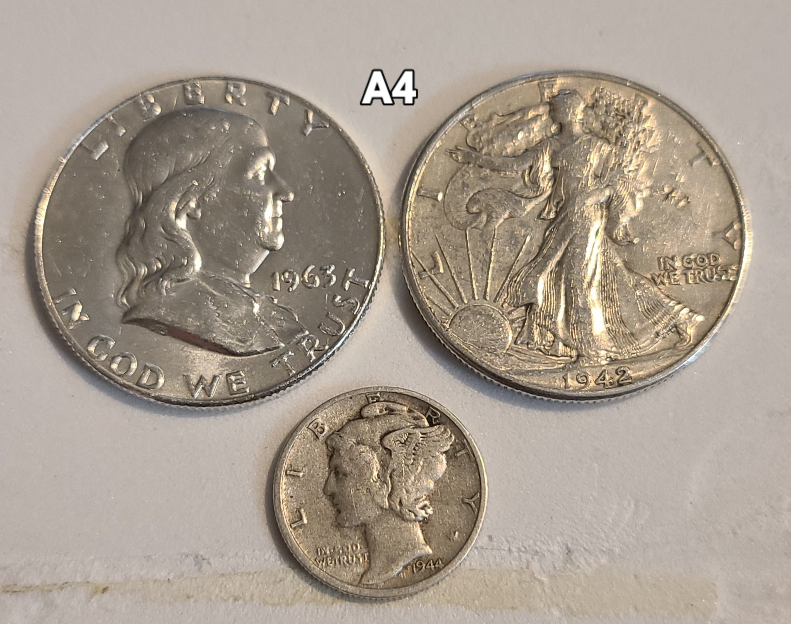 Us coins 90% 3 coins as pictured