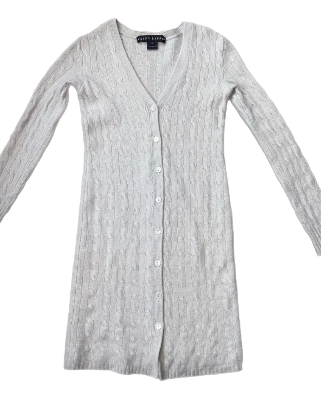 Ralph Lauren 100% Cashmere black label duster