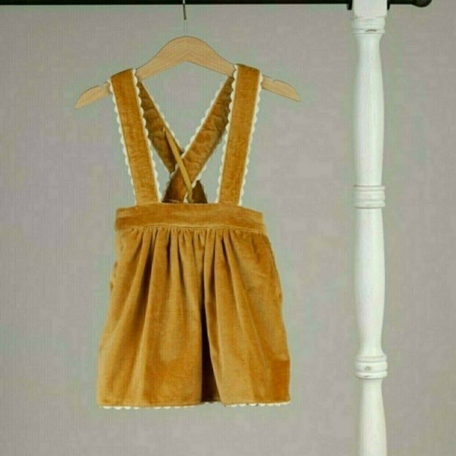 Well Dressed Wolf Velvet Suspender Skirt