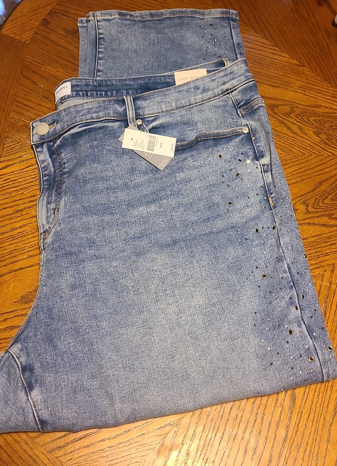 Lane bryant straight jeans Size 30/32 nwt