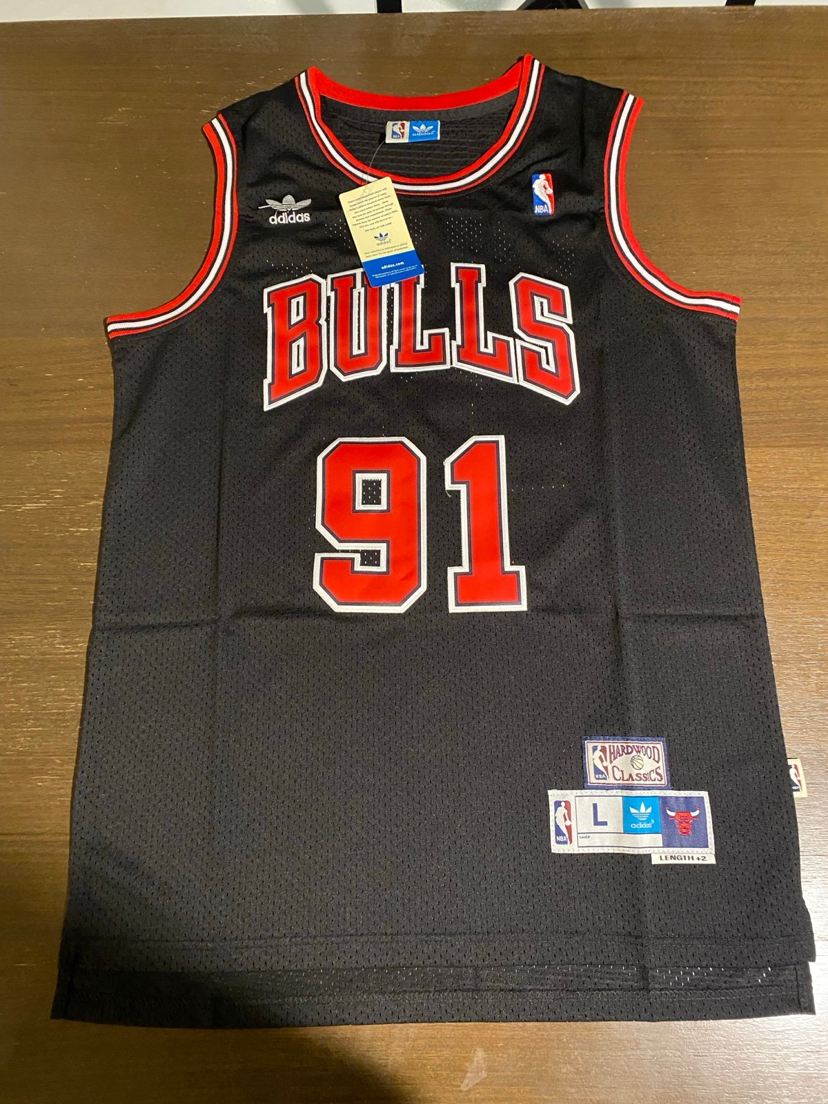 Dennis Rodman Large NBA Basketball Chicago Bulls New NWT Fast Shipping Classic