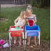 Adjustable Activity Play Table Center w/ Lids, Sand and Water, Toys ECR4Kids-ELR