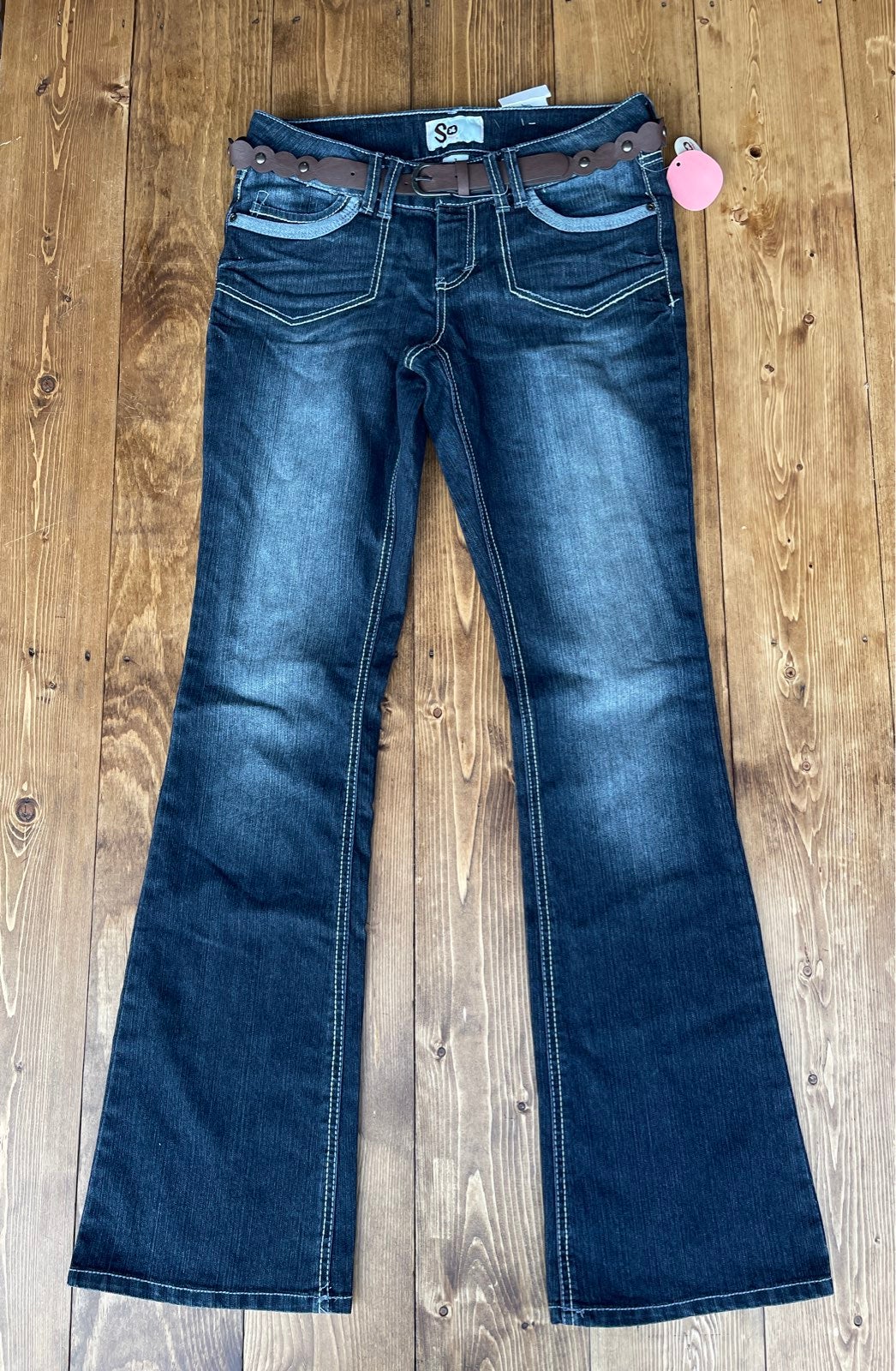 So bootcut Jeans dark Wash Women’s Size 7 Vintage Y2K 00’s nwt