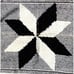 Vintage Woven Wool Native American Mexico Thick Rug 79 x43 Tricolor EUC!