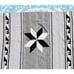 Vintage Woven Wool Native American Mexico Thick Rug 79 x43 Tricolor EUC!