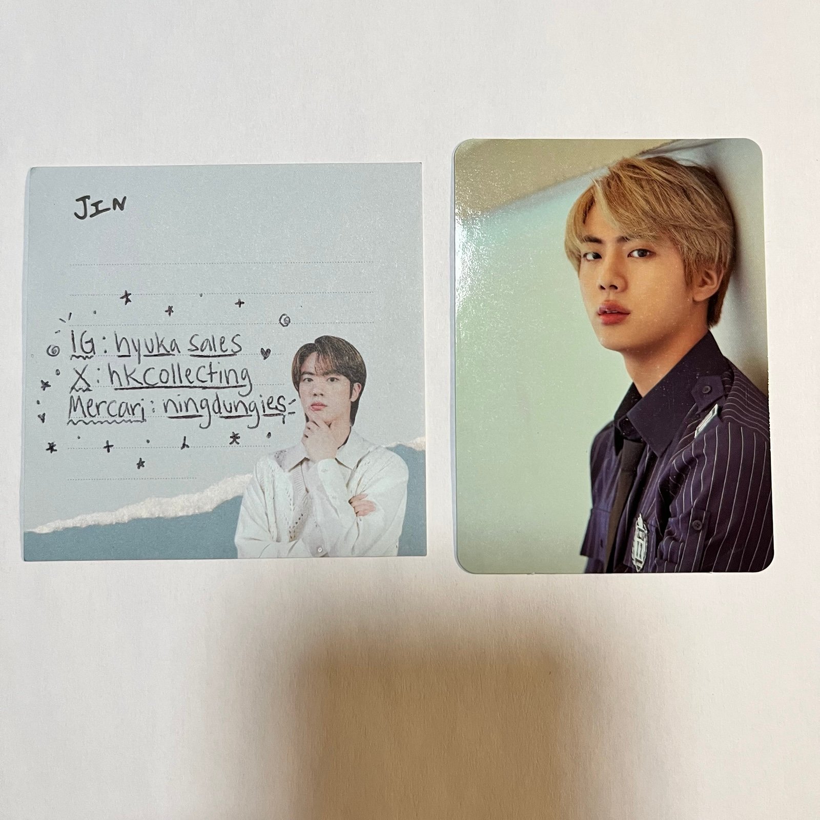 bts jin season greetings 2017 photocard