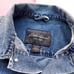 Eddie Bauer Mens Jean Jacket Size Small Denim Winter Vintage Distressed Trucker