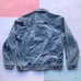 Eddie Bauer Mens Jean Jacket Size Small Denim Winter Vintage Distressed Trucker