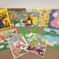Vintage 1960s 1970s 1980s Childrens Puzzle Lot Whitman Playskool Snoopy & More
