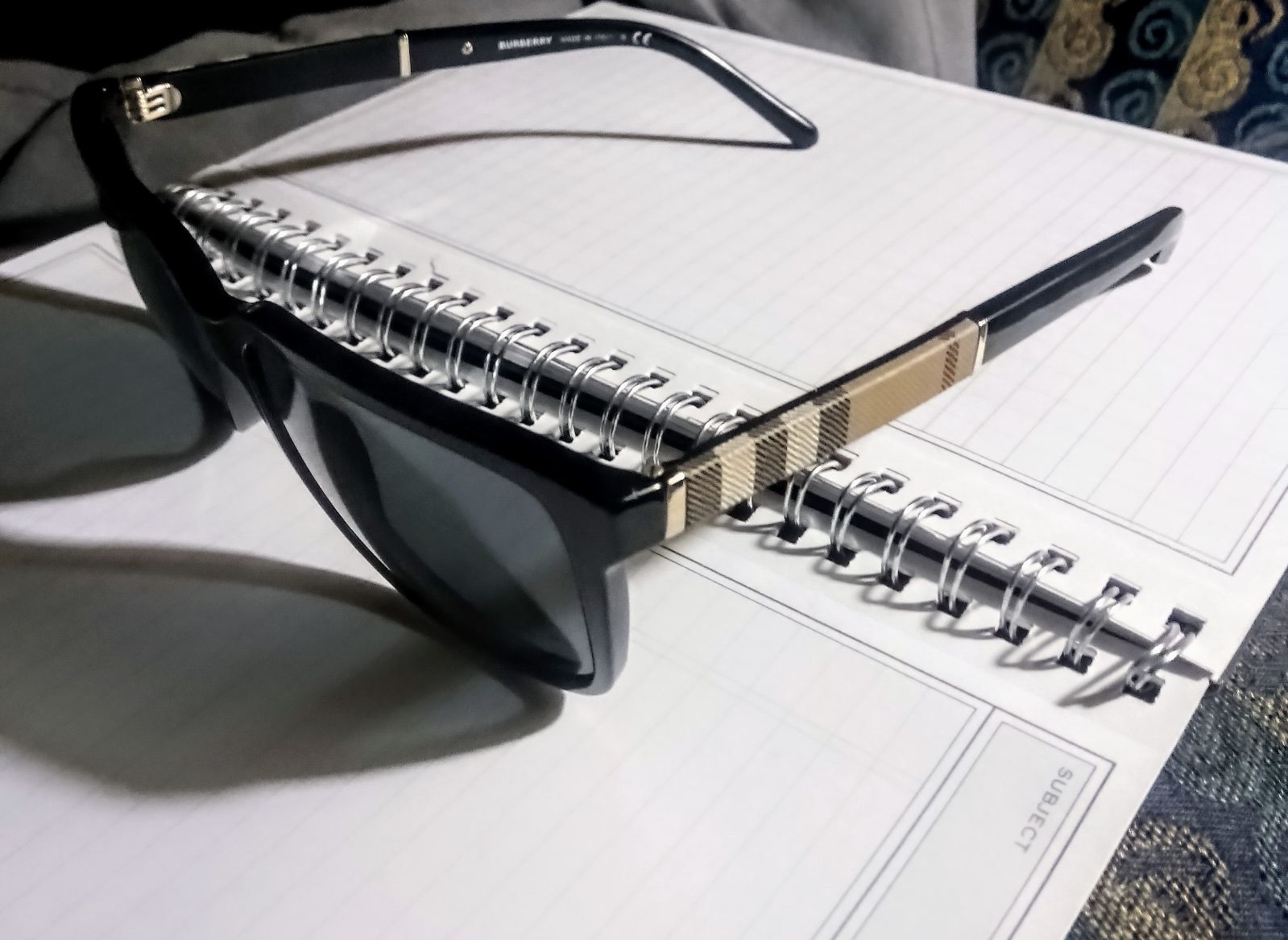 Burberry Men's Black and Grey 58mm Sunglasses!