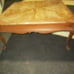 VTG 80'S SOLID WOOD COFFEE TABLE, STAINED OAK, GREAT DIY PROJECT