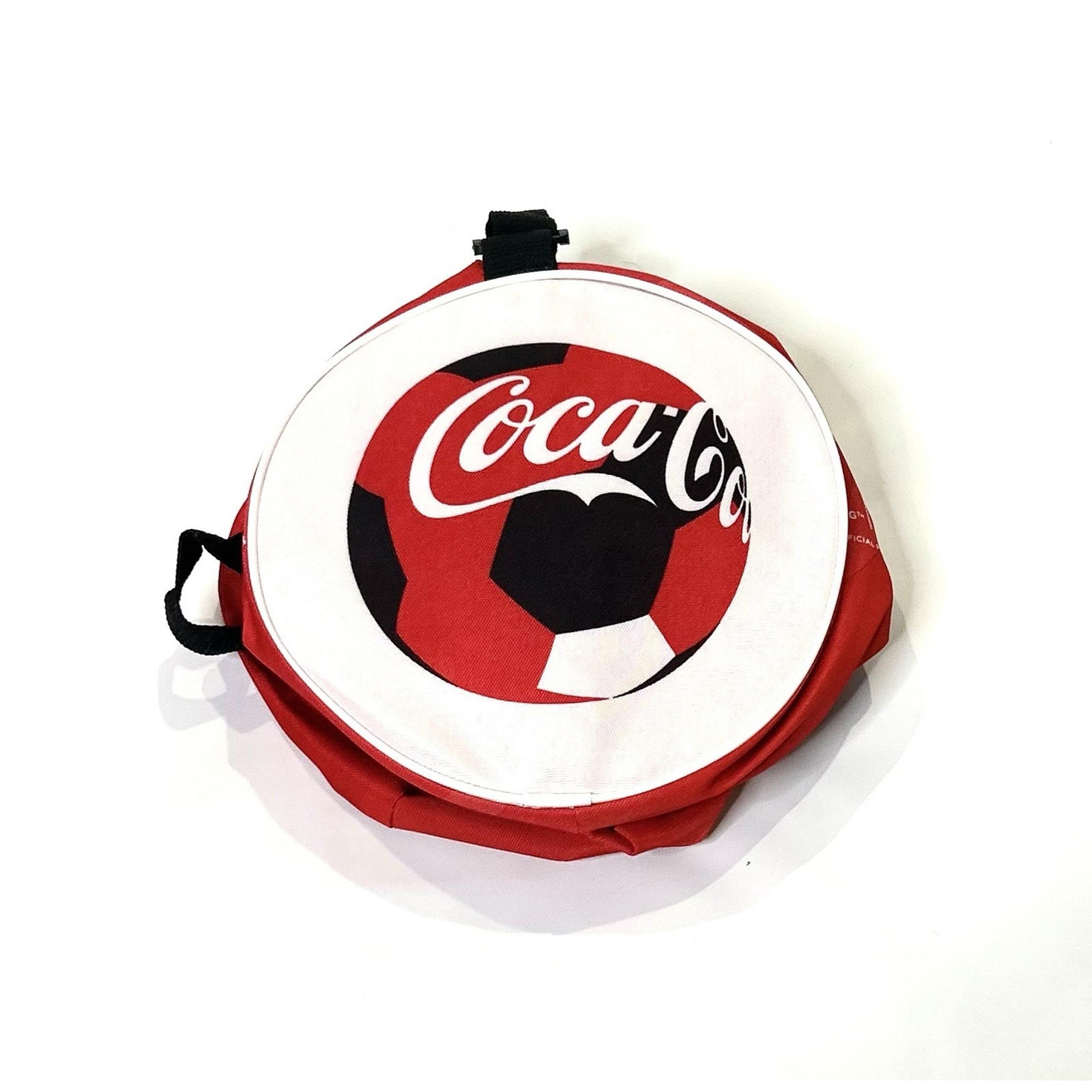 Vintage COCA COLA Gym Duffel Travel Sports Bag Zip Up Lightweight
