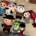 Halloween horror characters dog toys fetch for pets
