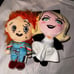 Halloween horror characters dog toys fetch for pets