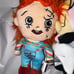 Halloween horror characters dog toys fetch for pets