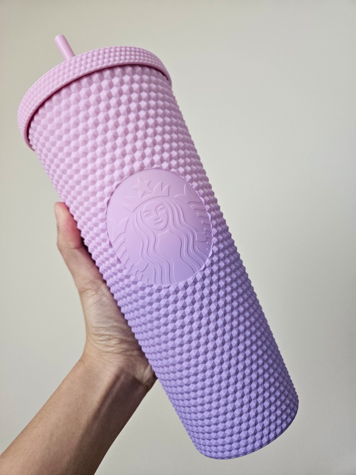 Starbucks Taiwan Pink Purple Ombre Matte Studded Tumbler Cup