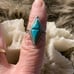 VINTAGE - Native Turquoise & Sterling Ring