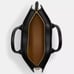 NWT Coach Lip Crossbody Bag Top Handle Glovetanned Leather Brass / Black CU856