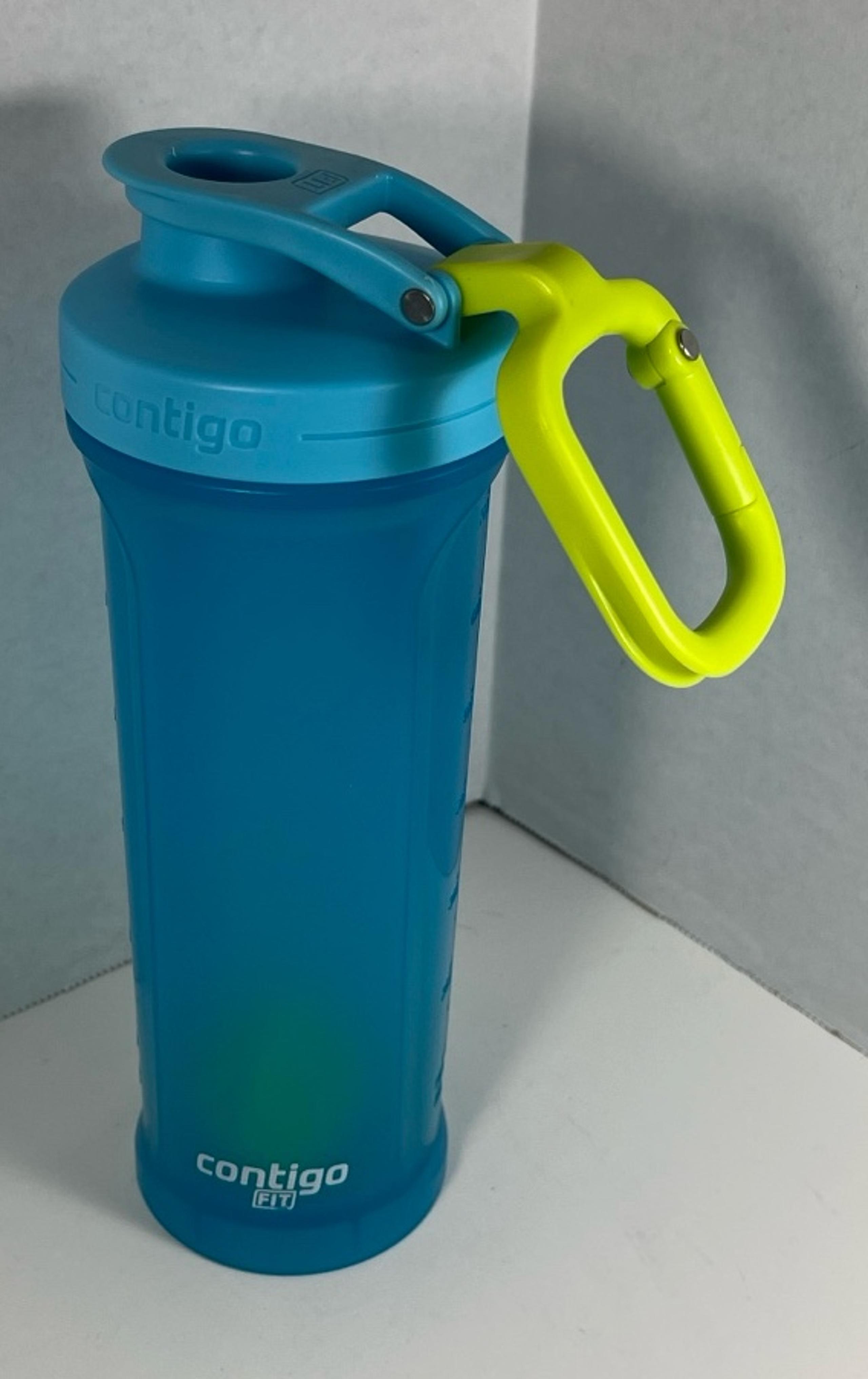 Contigo Fit Leak-Proof Shaker Bottle 28oz Shake & Go Mixer Bottle 1213581 Blue