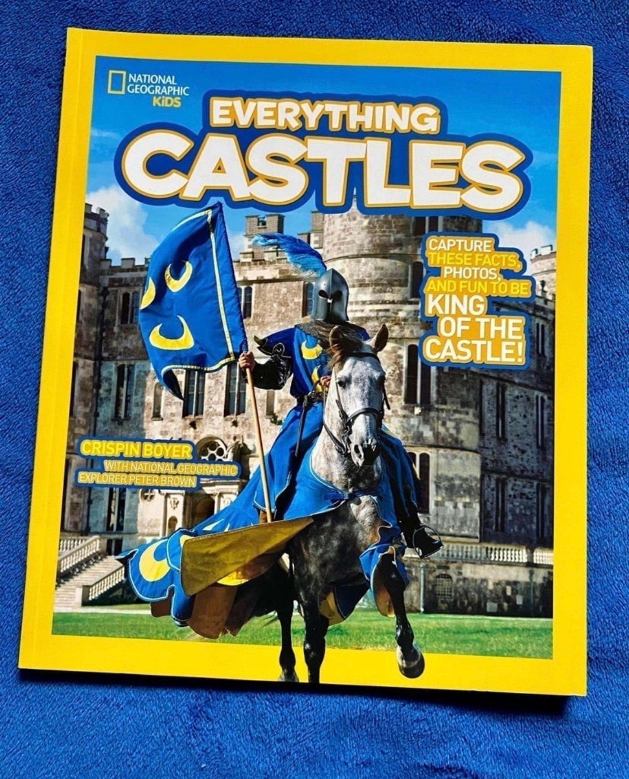 National Geographic Books Everything Castles Kids Educational Reference Book