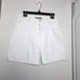 MOTHER snacks pleated fun dip shorts white button closure wide leg sz 29 NEW