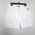MOTHER snacks pleated fun dip shorts white button closure wide leg sz 29 NEW