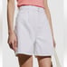 MOTHER snacks pleated fun dip shorts white button closure wide leg sz 29 NEW