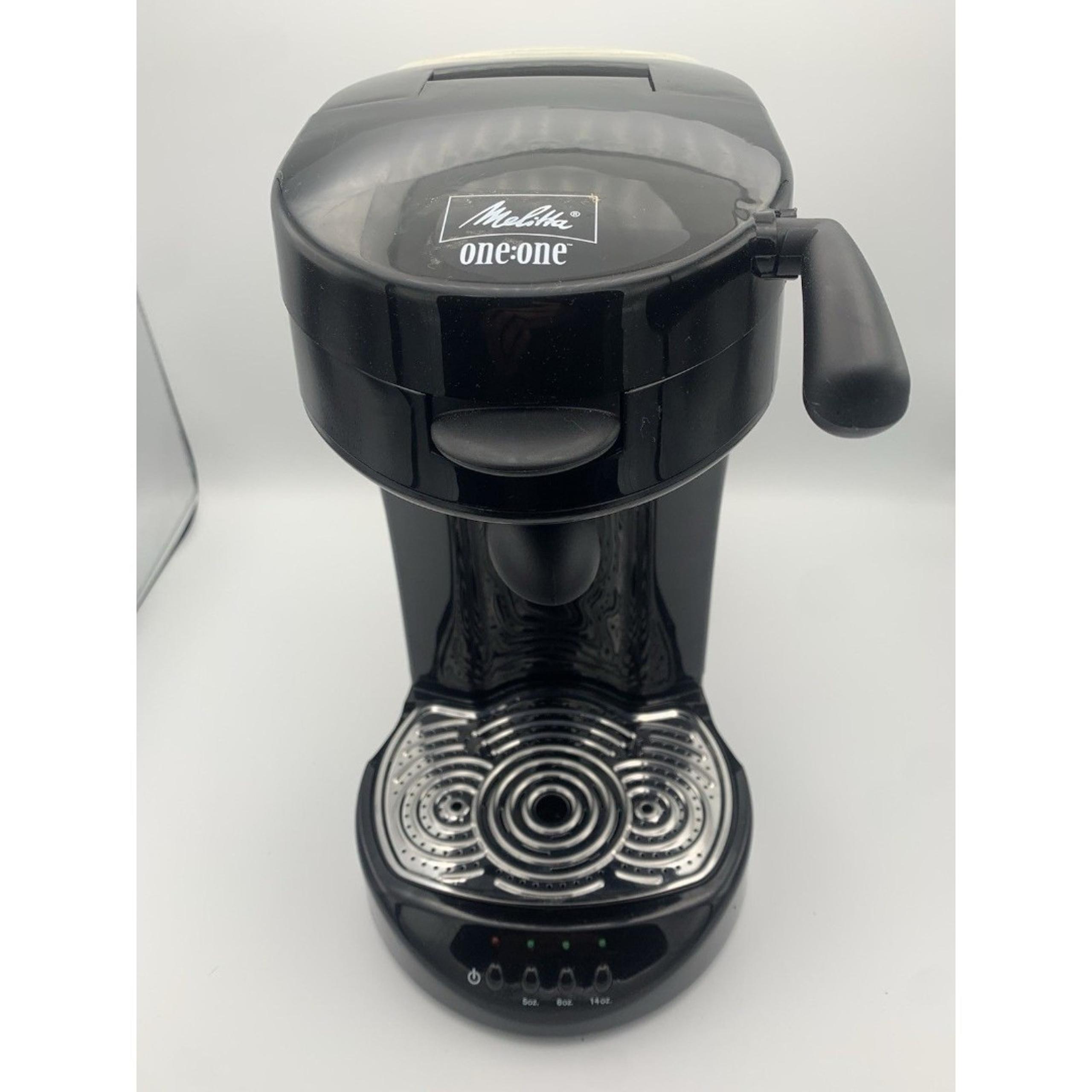 Melitta MES5B One:One Single Serve Coffeemaker Black. Rare