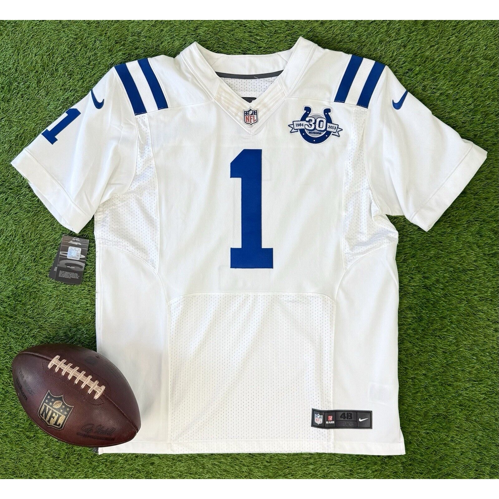 Indianapolis Colts Pat McAfee Authentic 2012 Nike Elite NFL Football Jersey BNWT