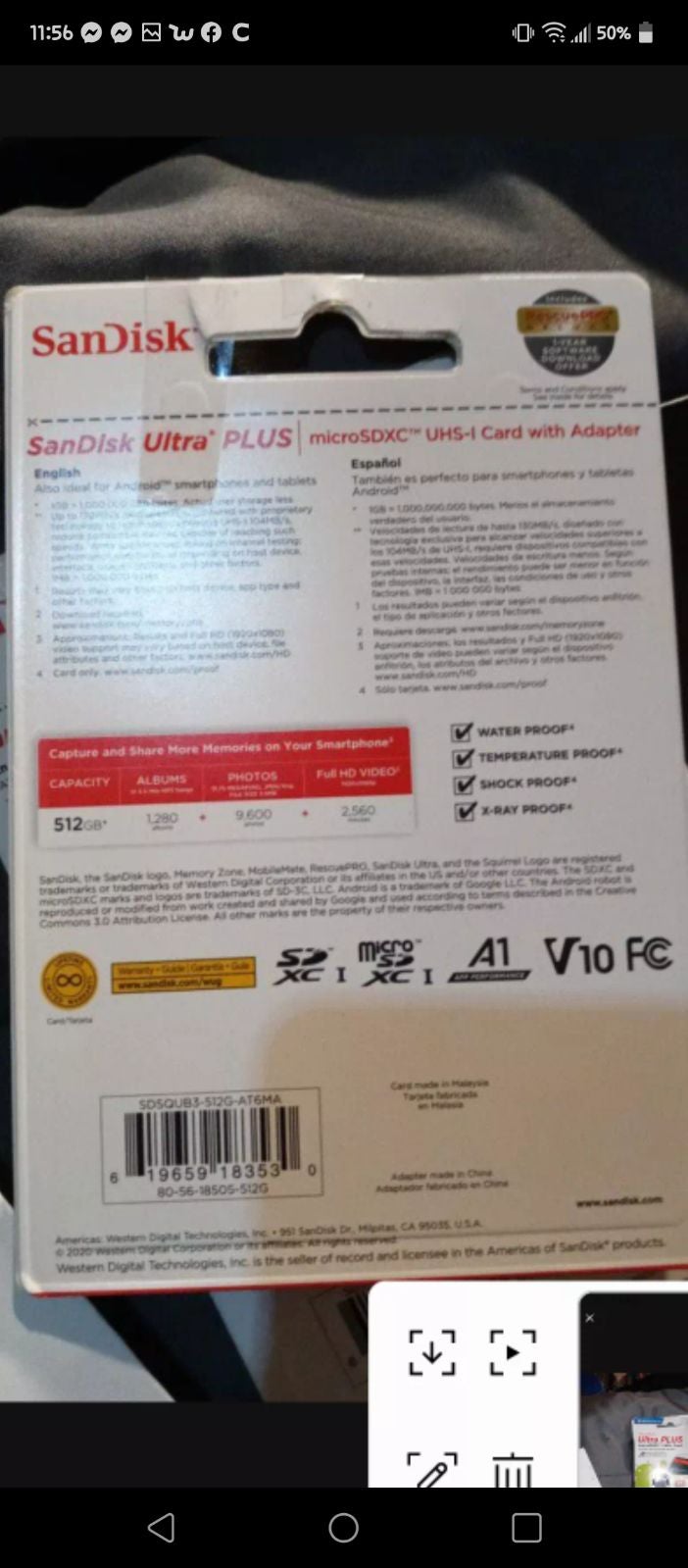 Sandisk 512 GB