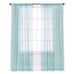 4 X Crinkle Sheer Curtain Panel