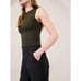 Athleta 14 black Brooklyn Ankle Pants casual comfort lounge straight leg crop
