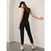 Athleta 14 black Brooklyn Ankle Pants casual comfort lounge straight leg crop