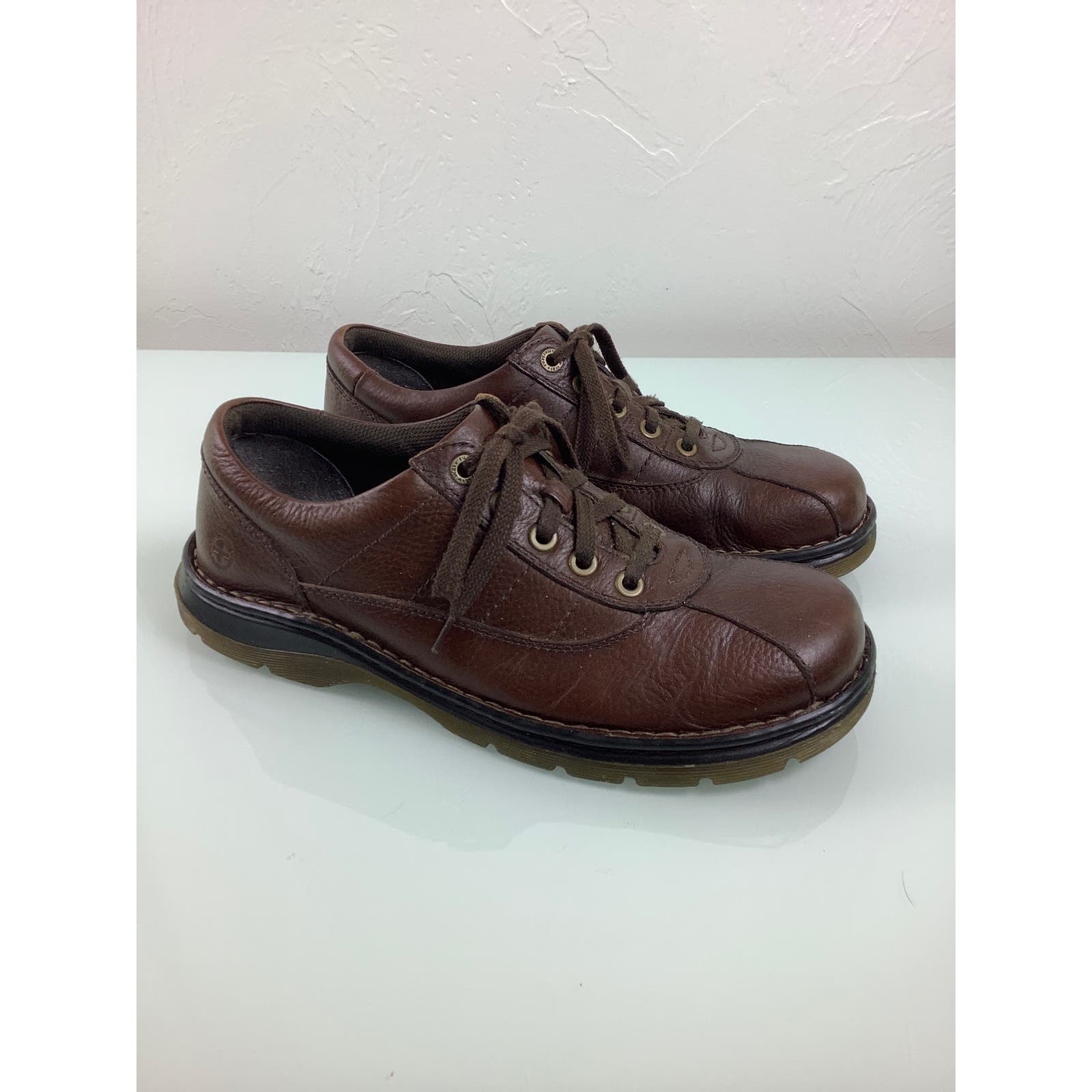 Dr. Martens John men Brown Lace up Oxfords Derbys shoes size 11