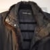 Andrew Marc Fur Trim 3/4 Length Raincoat