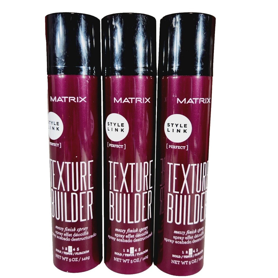 Matrix Style Link Texture Builder Messy Finish Spray 5oz Lot of 3 Discontinued