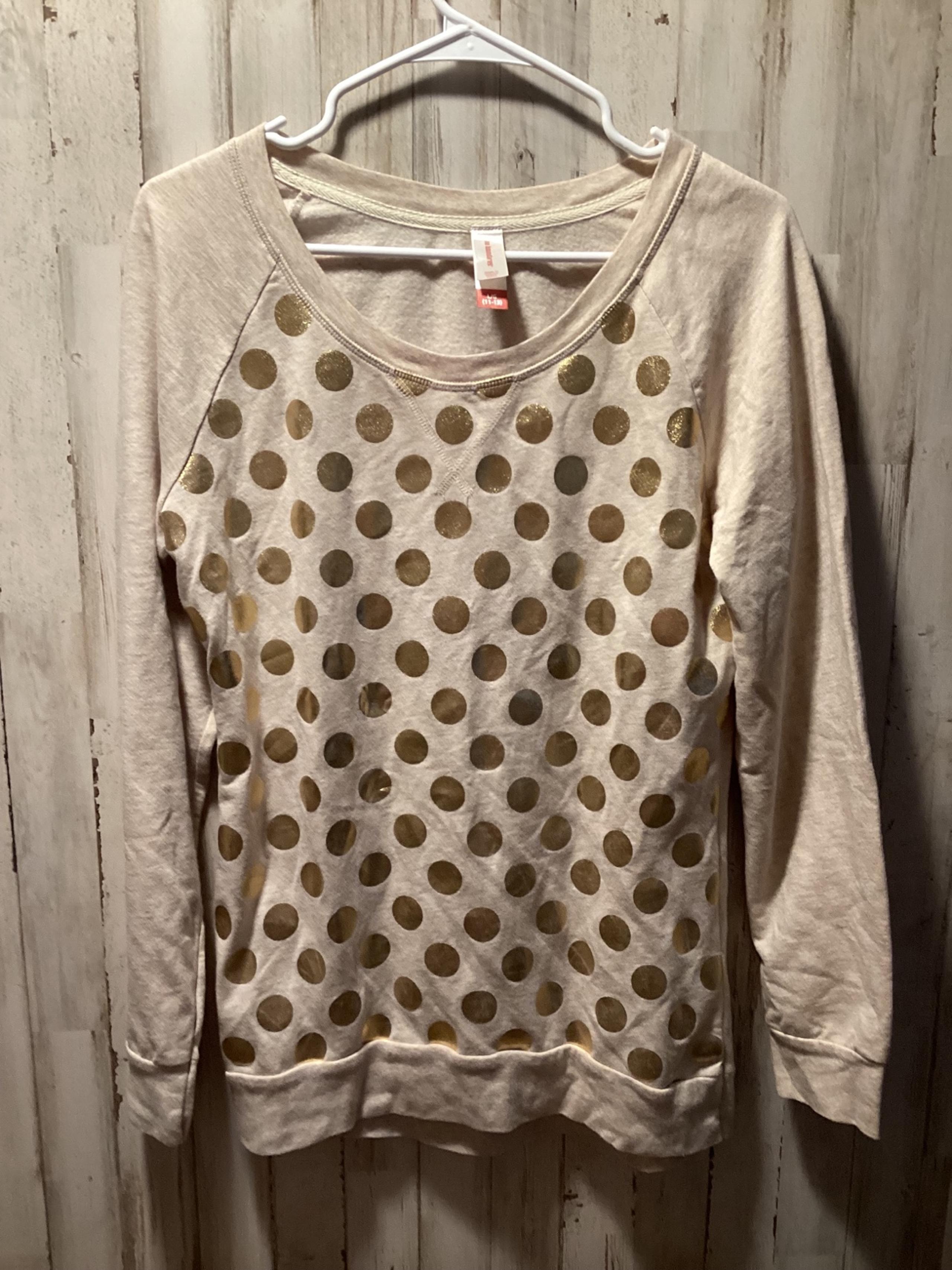 Women’s Gold Dot Design Sweat Shirt