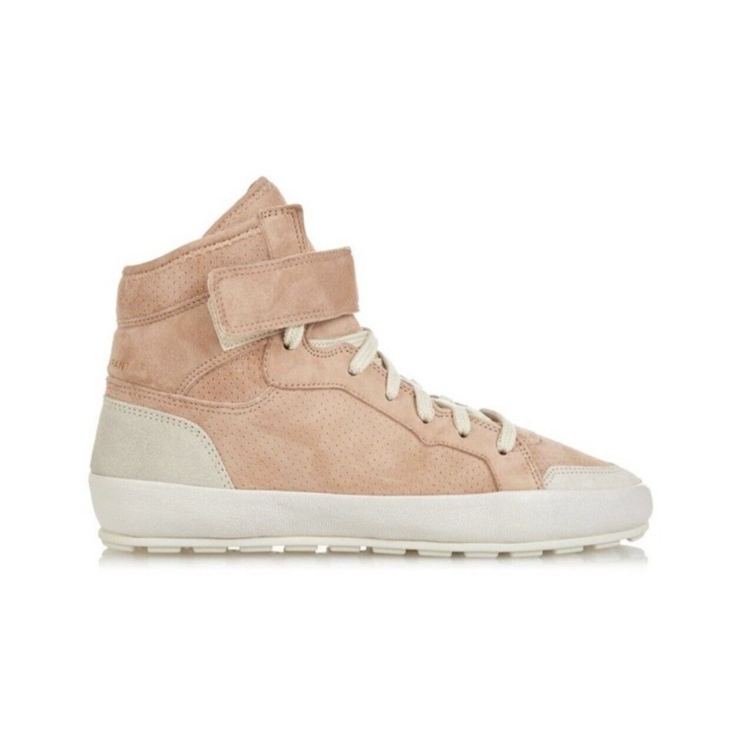 Isabel Marant Etoile Bessy Suede Leather Blush Hightop Sneakers Sz 40
