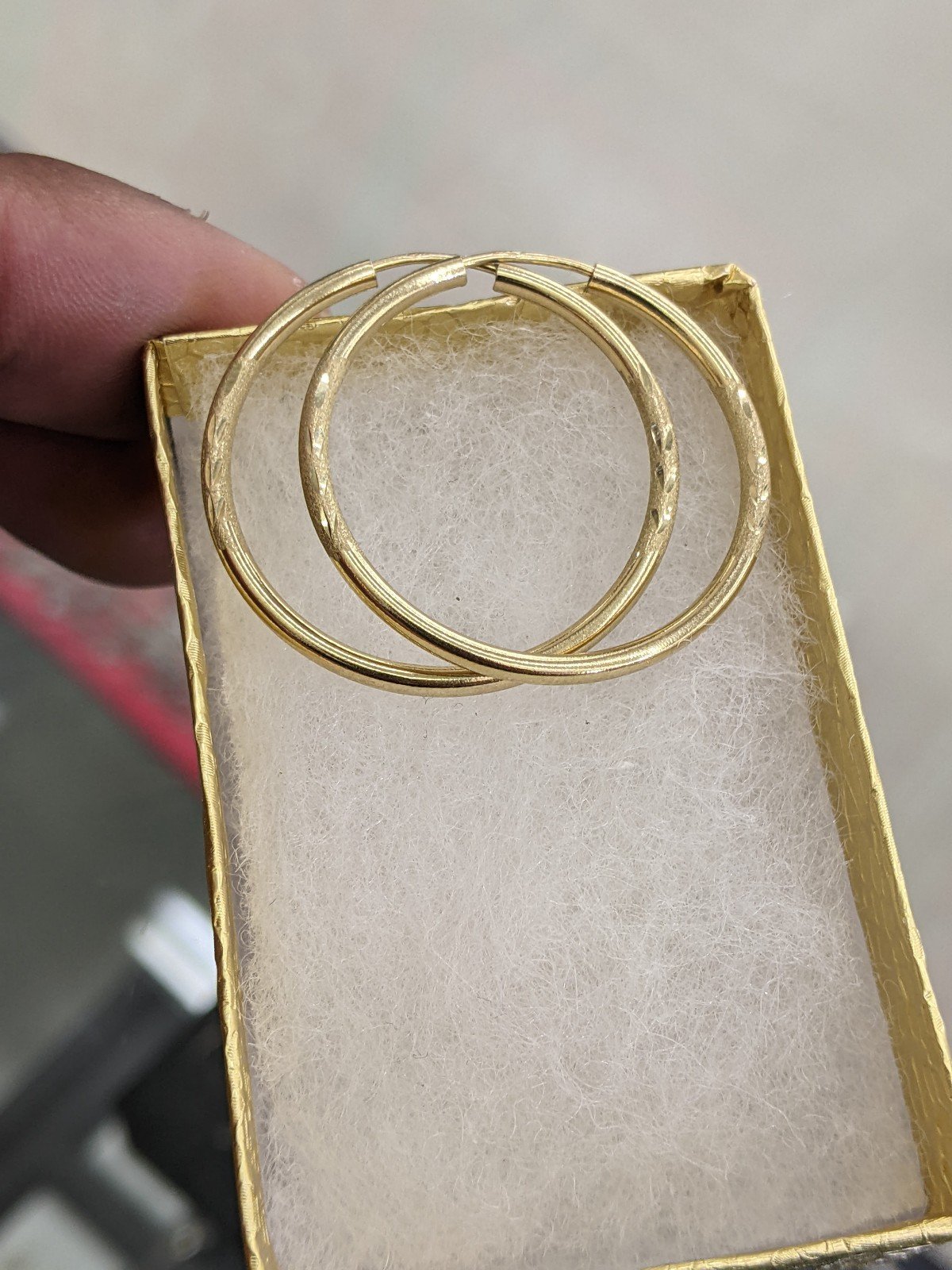 10kt Real Gold Hoop Earring