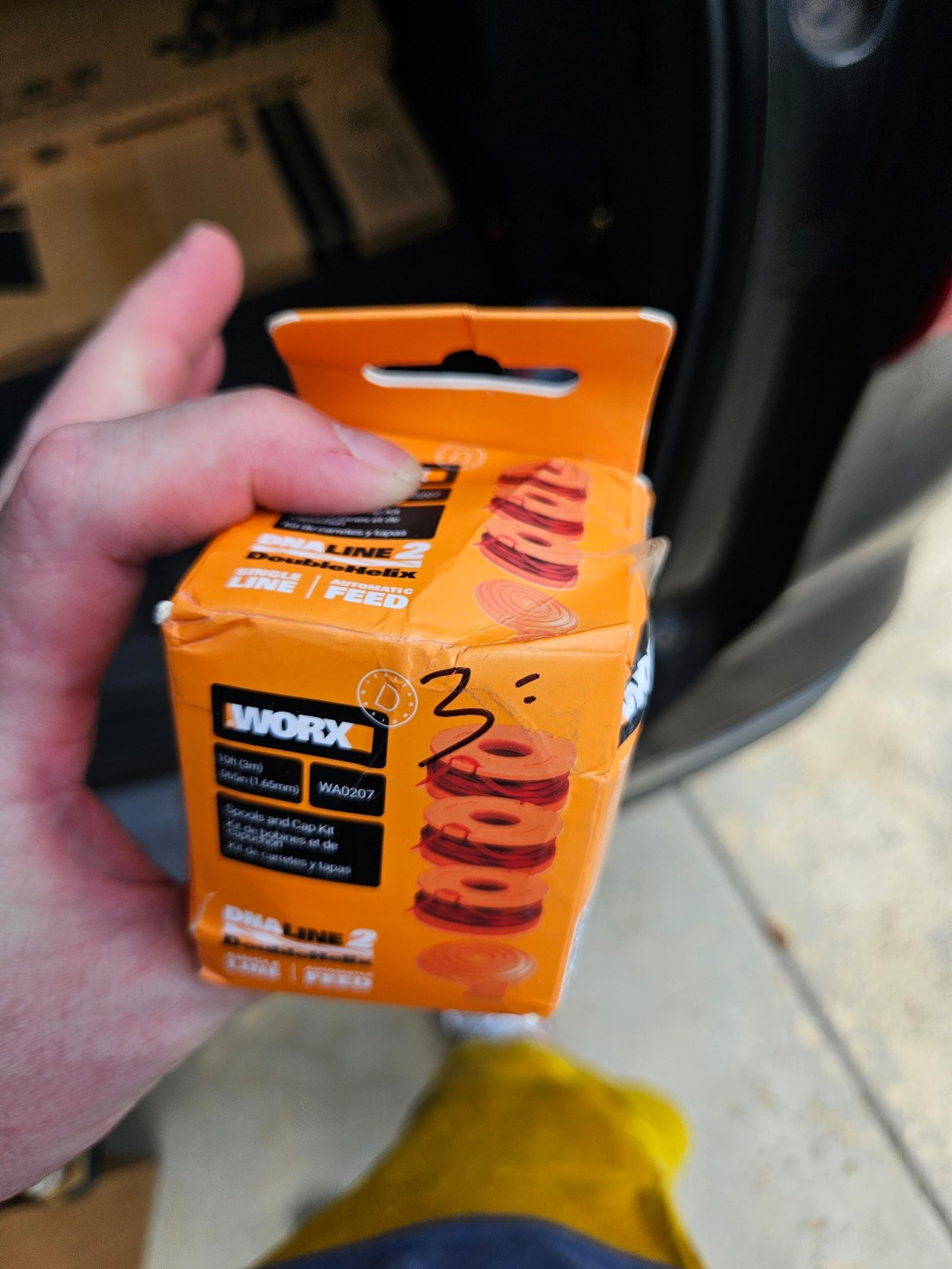 WA0207 Replacement Spool & Spool Cap for most cordless trimmers - Worx